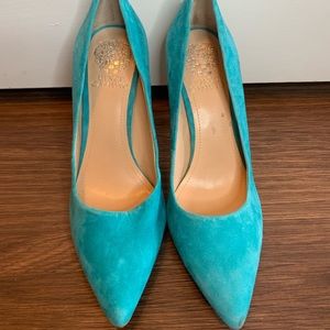 Vince Camuto Teal Turquoise Pumps